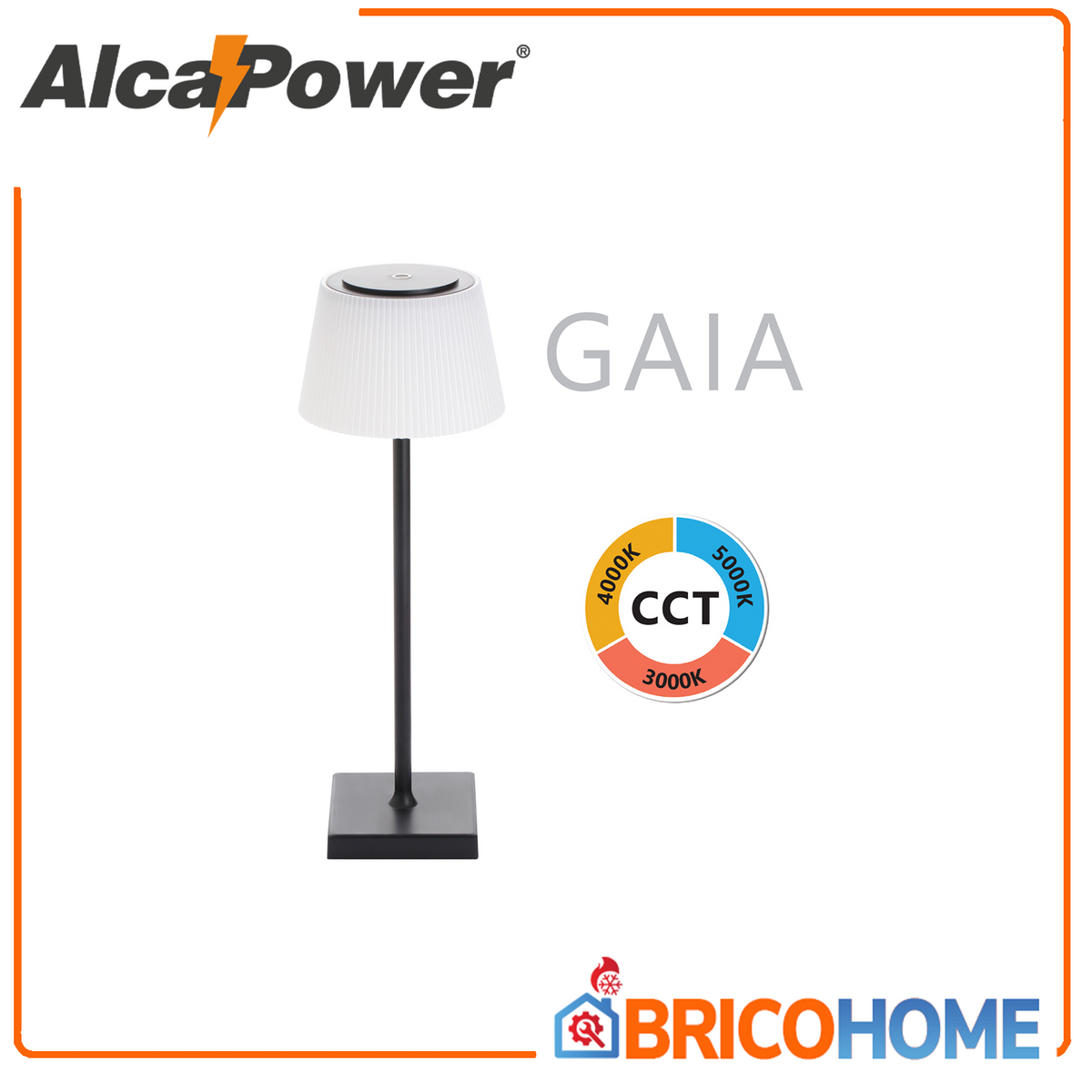 Lampada LED da tavolo ricaricabile CCT Dimmerabile - Alcapower