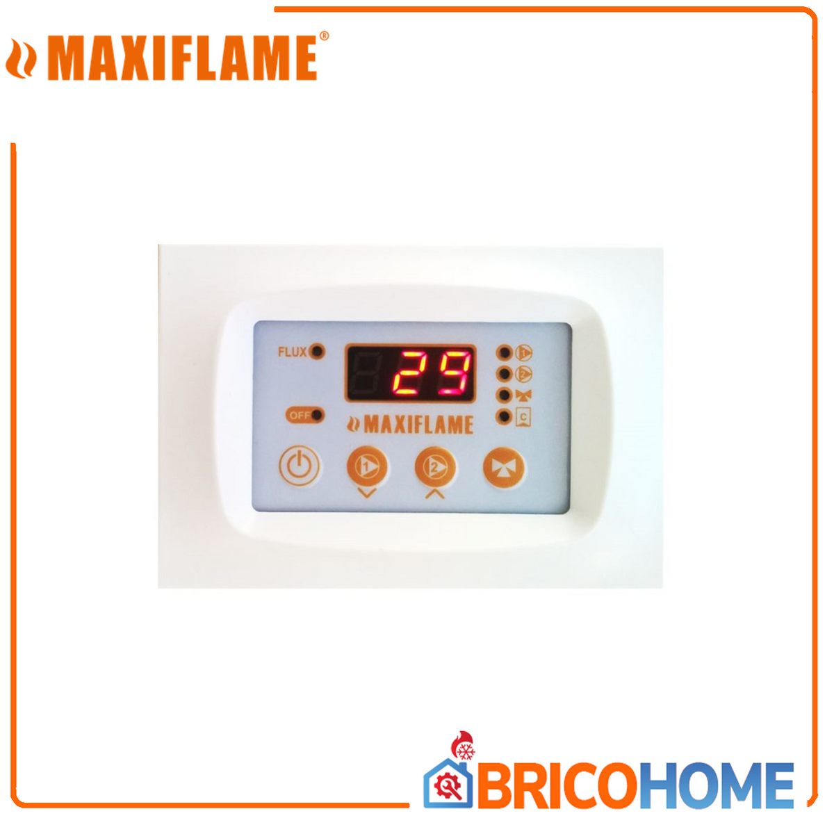MAXIFLAME - Centralina da Incasso SLX/T2 | Termocamini e Biomassa | 4 Configurazioni | Sonda Inclusa