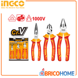 INGCO Isolierzangen-Set, 3-teilig, 1000 V