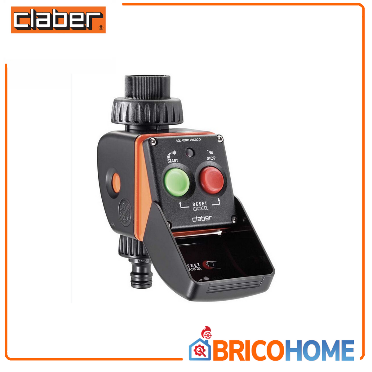 CLABER - Centralina Programmatore Aquauno Pratico 8425 | 1 Programma | 9V | Filtro Lavabile | Quick-Click
