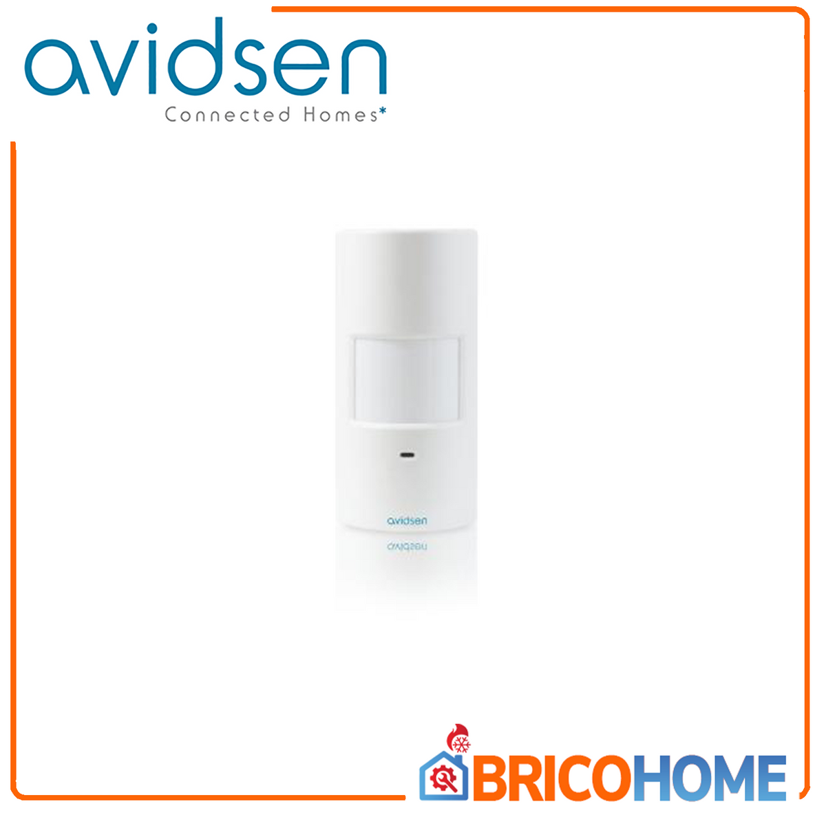 AVIDSEN - Sensore PIR Wireless Supplementare 100757 | Rilevatore Movimento 8m 110° | Comunicazione Bidirezionale | Portata 100m | Kit 127055/100731/100720