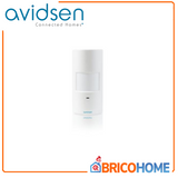 AVIDSEN - Sensore PIR Wireless Supplementare 100757 | Rilevatore Movimento 8m 110° | Comunicazione Bidirezionale | Portata 100m | Kit 127055/100731/100720