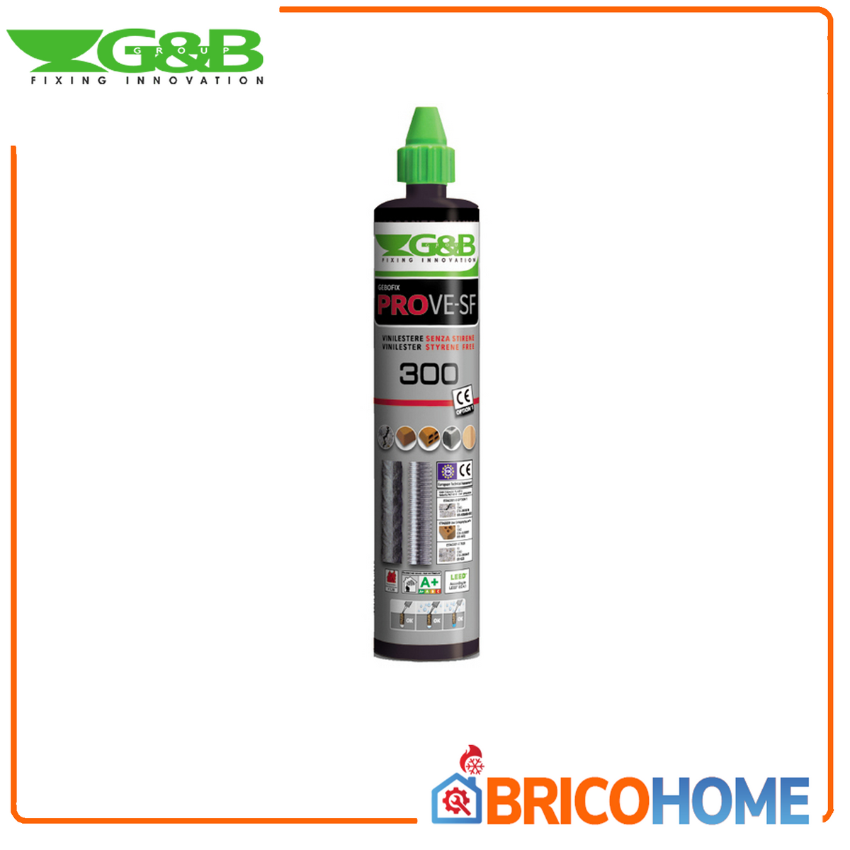 Gebofix PRO VE-SF CE1 Chemischer Dübel auf Vinylesterbasis ohne Styrol - 300ml