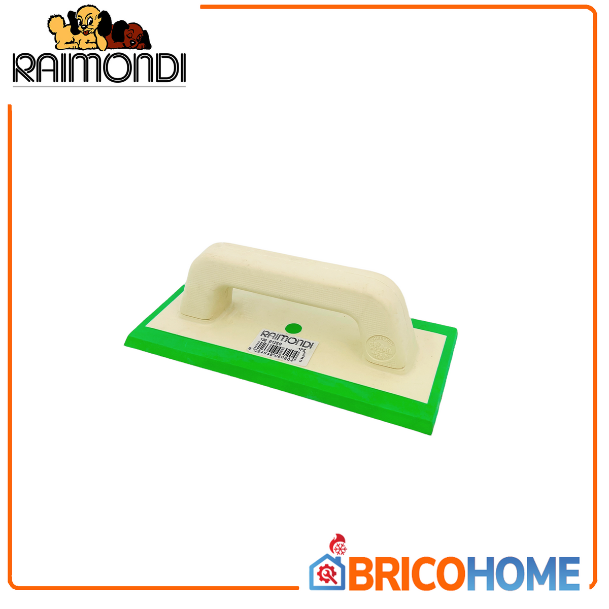 Spatule en caoutchouc pour joint double profil vert - Raimondi