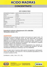 Acide Madras tamponné concentré 2L
