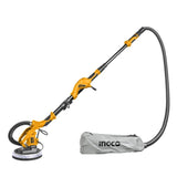 INGCO - Levigatrice Giraffa DWS10501 | 1050W | Ø225mm | LED 306° | Braccio Telescopico | Borsa + 12 Fogli