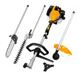 INGCO - Decespugliatore Multifunzione GMT55231E 52cc | 1,4kW | 4 in 1 | Tagliaerba Tagliasiepi Motosega