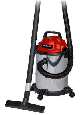 EINHELL - Aspiratore Solidi e Liquidi TC-VC 1815 S | 1250W | 15 L Inox | Aspirazione e Soffiaggio | 4 Ruote