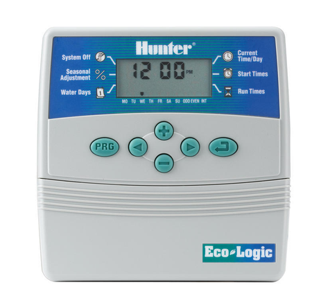 Centralina 4 Stazioni Hunter Eco Logic Elc 401i-E Irrigazione Orto - La Fattoria