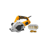 INGCO - Scanalatore per Muri WLC15008 | 1500W | D.125mm M14 | Prof. 3–29mm | Larg. 8–30mm