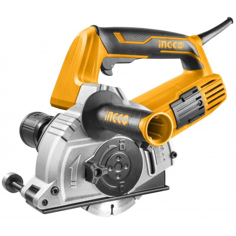 INGCO - Scanalatore per Muri WLC15008 | 1500W | D.125mm M14 | Prof. 3–29mm | Larg. 8–30mm