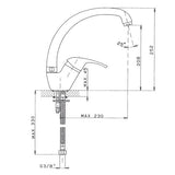 Single-lever sink mixer - Ecoline GS