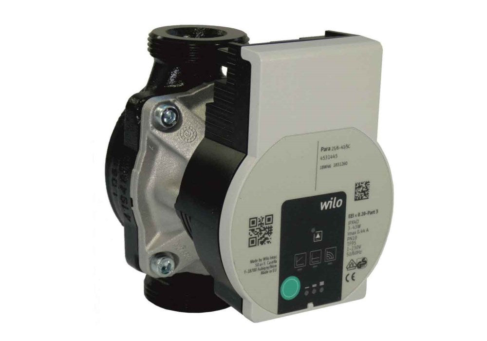 WILO - Circolatore Inverter Para 25/6 SC | Interasse 130mm | 1"1/2 | Riscaldamento e Biomassa